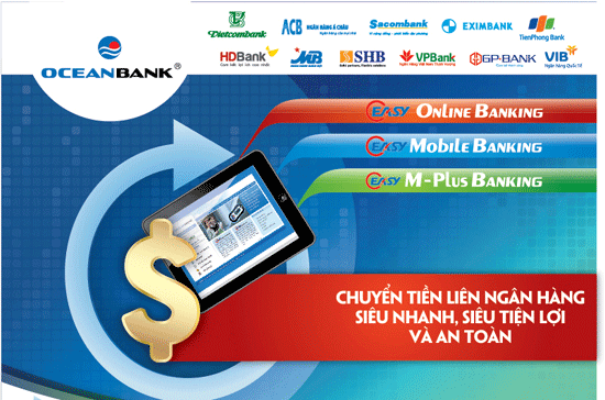 Bên cạnh tích hợp dịch vụ chuyển tiền liên Pg88 com chính chủ qua thẻ, OceanBank còn triển khai với Smartlink dịch vụ thanh toán trực tuyến, nạp tiền vào điện thoại và thanh toán hóa đơn.