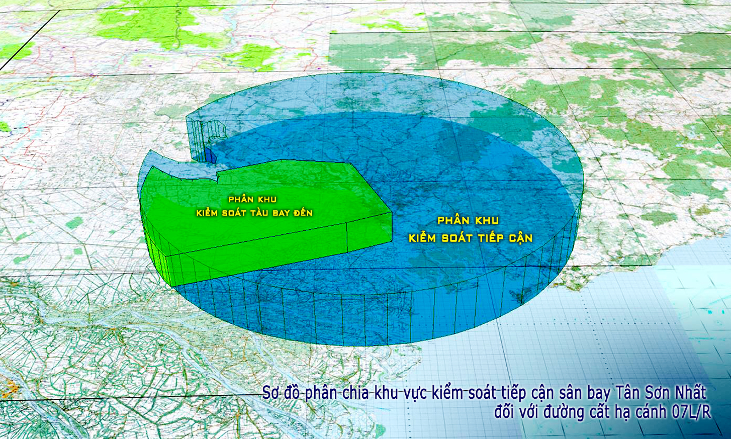 Sơ đồ 2 phân khu sau khi được chia lại.