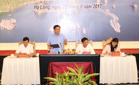 Phó thủ tướng Vương Đình Huệ Pg88hi Thể Thao, Bóng Đá, Casino, Nổ Hũ, Xổ Số với lãnh đạo chủ chốt tỉnh Quảng Ninh ngày 25/8.<br>