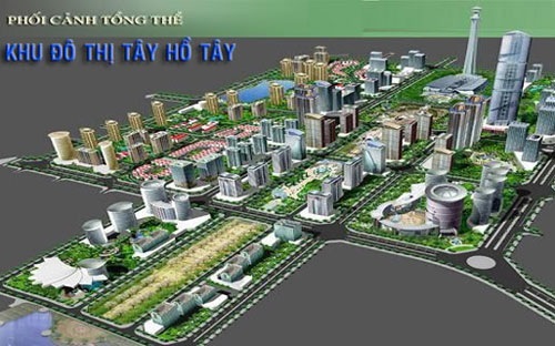 Phối cảnh tổng thể Link Trang Chủ PG88.Com Mới #2026 khu đô thị Tây Hồ Tây.<br>