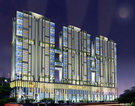 Phối cảnh toàn bộ Link Trang Chủ PG88.Com Mới #2026 Tricon Towers. 