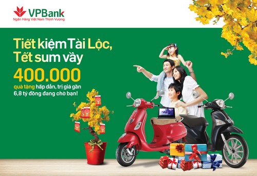 Chương trình được áp dụng đối với tất cả khách hàng là cá nhân trực tiếp
 đến gửi mới, tái tục sổ tiết kiệm hoặc hợp đồng/ tài khoản tiền gửi có 
kỳ hạn.
