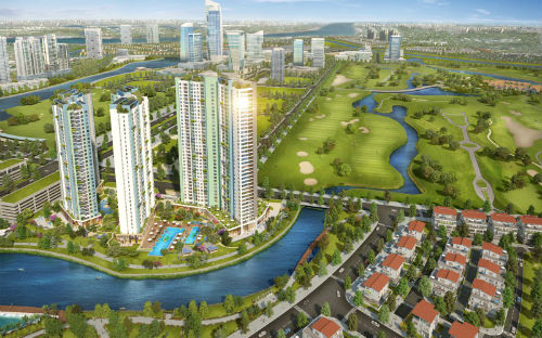 Đây là nhóm căn hộ cao cấp đi kèm các gói nội thất cao cấp và mang đậm kiến trúc Nhật Bản.
