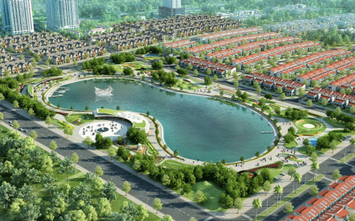 Hơn 2000 cây xanh được trồng tại Khu đô thị Dương Nội rộng gần 200h. 