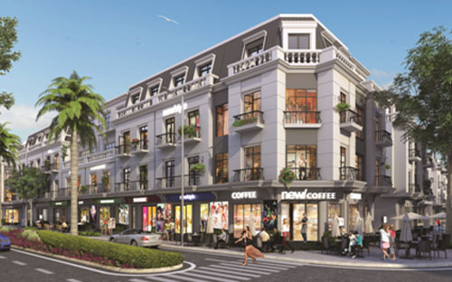 Phối cảnh khu shophouse của Link Trang Chủ PG88.Com Mới #2026.<br>