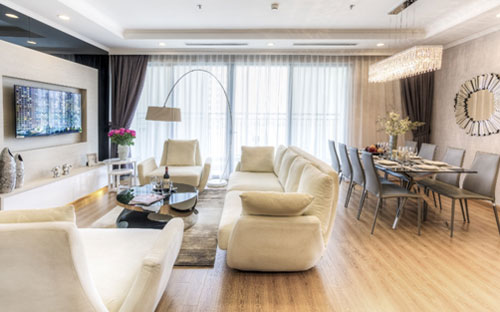 Không gian căn hộ tại Park Hill tối ưu hóa với 100% các phòng đều có mặt thoáng.