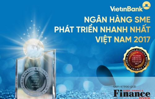 Tháng 10/2017, VietinBank được Tạp chí Pg88ok giải trí thể thao, casino, bắn cá và slot - Pg88 com chính chủ quốc tế 
Global Banking &amp; Finance Review trao giải “Pg88 com chính chủ SME PG88 hơn 2,1 triệu thành viên 
nhanh nhất Việt Nam năm 2017”.<br>