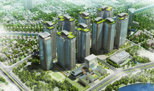 Phối cảnh tổng thể Link Trang Chủ PG88.Com Mới #2026 Goldmark City - 136 Hồ Tùng Mậu.