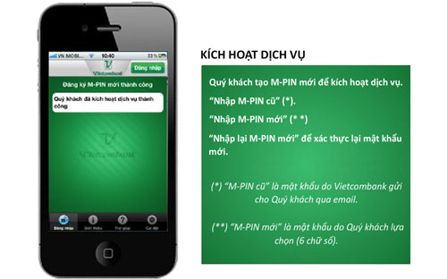  VCB-Mobile B@nking tương thích với hầu hết các dòng điện thoại.
