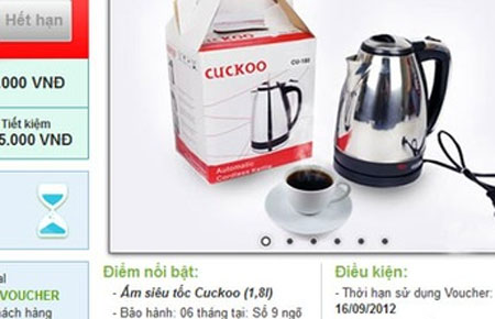 Một sản phẩm mà Phú Thái khẳng định là nhái nhãn hiệu Cuckoo rao bán trên một website PG88 Sòng bạc trực tuyến TOP 1 Việt Nam | Casino, Nổ Hũ điện tử - Ảnh chụp màn hình.