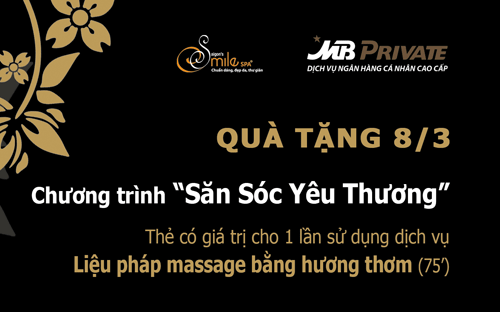MB đã cho ra mắt dịch vụ chăm sóc sức khỏe MB Private care với ưu đãi phí dịch vụ lên tới 20%. 