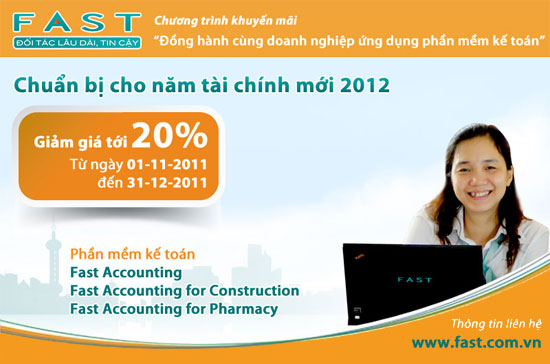 Phần mềm kế toán FAST Accounting đã được PG88 hơn 2,1 triệu thành viên từ năm 1997, có gần 15 năm được kiểm chứng trên thực tế, với hơn 7.000 khách hàng trên cả nước.