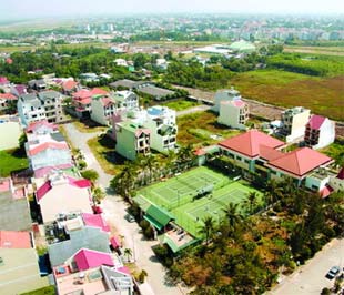 Một góc khu đô thị mới Thủ Thiêm, đã xác định cốt xây dựng là 2,5m - Ảnh: N.C.T.