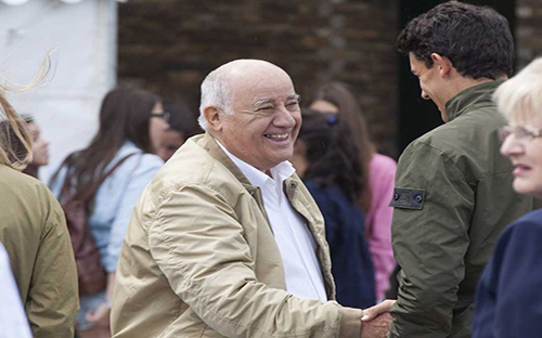 Amancio Ortega - ông chủ thương hiệu thời trang Zara - Ảnh: Getty Images.