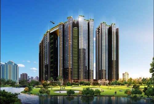 Sở hữu một hệ thống ánh sáng đặc biệt quy mô, Sunshine City được chủ đầu
 tư ví sẽ tạo nên một “kinh đô ánh sáng” trong lòng Hà Nội về đêm.<br>