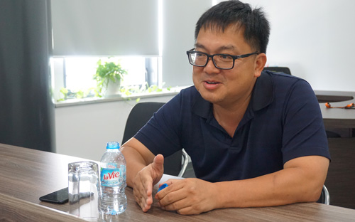 <span style="font-family: "Times New Roman"; font-size: 14.6667px;">Chủ tịch FPT Software&nbsp;</span><span style="font-family: "Times New Roman"; font-size: 14.6667px;">Hoàng Nam Tiến.</span>
