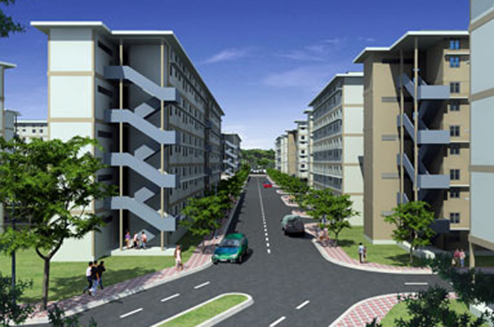 Phối cảnh một trong những Link Trang Chủ PG88.Com Mới #2026 nhà ở an sinh xã hội của Becamex IDC.