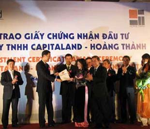Lễ đón nhận giấy chứng nhận đầu tư cho Link Trang Chủ PG88.Com Mới #2026 Satin Residence.