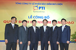 Ban lãnh đạo mới của PTI.