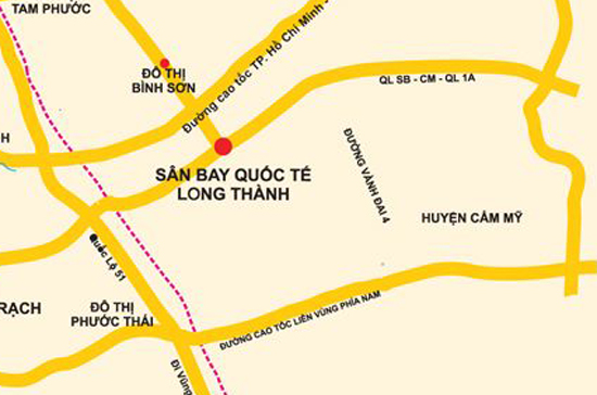 Bản đồ giới thiệu vị trí tuyến đường vành đai 3 và 4 - Tp.HCM.