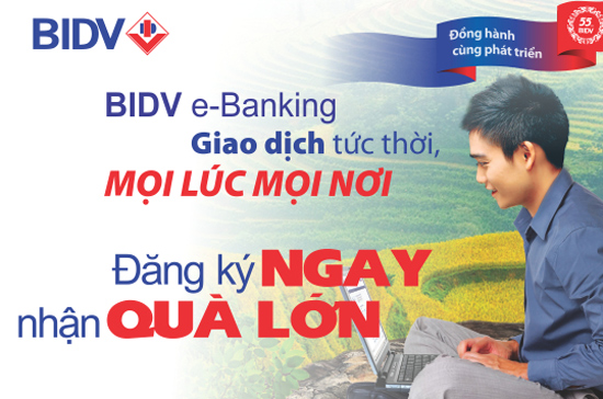 Trong giai đoạn đầu ra mắt dịch vụ, các khách hàng cá nhân và 6Pg88.con độc quyền mỗi ngày đầu tiên đăng ký sử dụng sẽ được hưởng rất nhiều ưu đãi hấp dẫn từ các chương trình khuyến mại của BIDV.