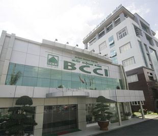 Văng phòng Công ty Cổ phần Đầu tư Xây dựng Bình Chánh.