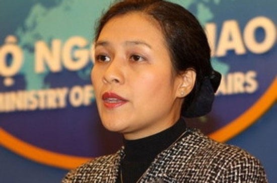 Người phát ngôn Bộ Ngoại giao Việt Nam, bà Nguyễn Phương Nga.