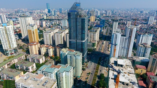 Giá bán trung bình căn hộ chung cư trên thị trường sơ cấp tại quý 1/2019 tại Hà Nội ghi nhận ở mức 1.333 USD/m2, tăng nhẹ 1% theo năm.