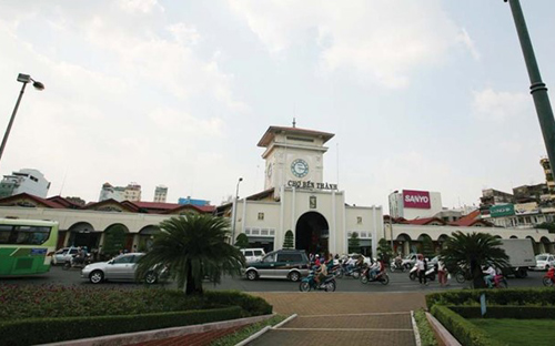 Khu vực chợ Bến Thành hiện tại.<br>