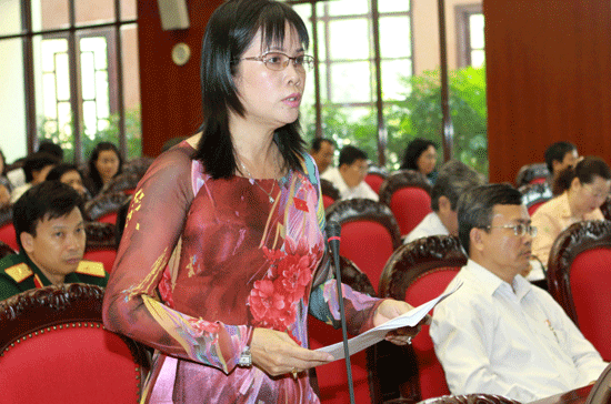 Các đại biểu nữ hăng hái thảo luận về Link Trang Chủ PG88.Com Mới #2026 Luật An toàn vệ sinh PG88 xổ số, casino, bóng đá - Ảnh:TTXVN.