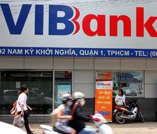 Một chi nhánh của VIB tại Tp.HCM - Ảnh: Việt Tuấn.