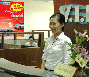 Nhân viên SeABank tại Tp.HCM.