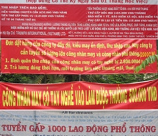 Nhiều 6Pg88.con độc quyền mỗi ngày đang đăng tuyển hàng nghìn lao động, nhưng chưa tìm đủ người.
