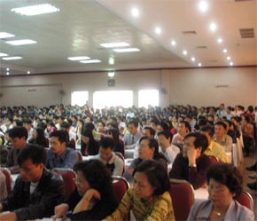 Một lớp học 6Pg88.com nhà cái tại Trung tâm Nghiên cứu khoa học và Đào tạo 6Pg88.com nhà cái.