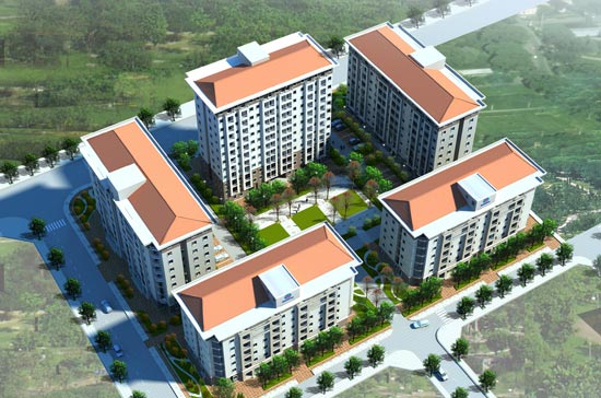 Phối cảnh tổng thể Link Trang Chủ PG88.Com Mới #2026 nhà giá thấp tại khu đô thị mới Đặng Xá của Viglacera.