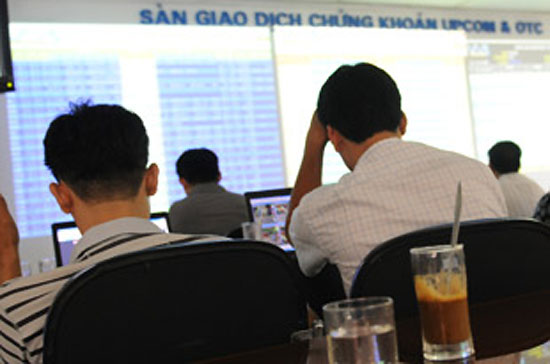 Hôm nay là một phiên thành công đối với những suy tính thận trọng, hay trước áp lực chốt lời của lượng hàng bắt đáy thứ Năm tuần trước về tài khoản - Ảnh: Quang Liên.