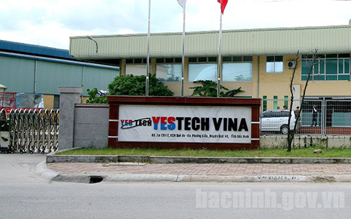 <span style="font-family: "Times New Roman"; font-size: 14.6667px;">Công ty TNHH Yestech Vina&nbsp;</span><span style="font-family: "Times New Roman"; font-size: 14.6667px;">tại KCN Quế Võ, Bắc Ninh.</span>