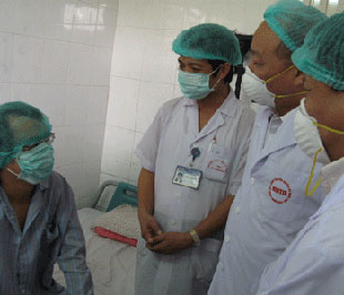 Số trường hợp nhiễm cúm A/H1N1 tại nước ta đang không ngừng tăng lên. Ảnh minh hoạ