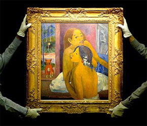 Một tác phẩm được đấu giá tại Sotheby's.