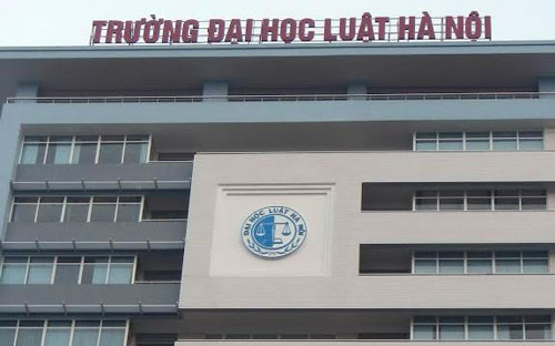 Trụ sở mới khánh thành của Đại học Luật Hà Nội tại 87 Nguyễn Chí Thanh.<br>
