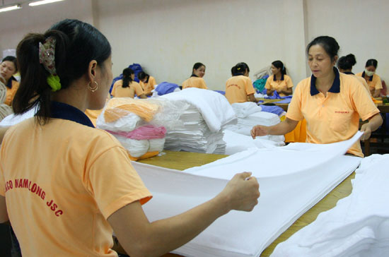 Năm 2010 dệt may không phải là ngành trả lương thấp nhất. 