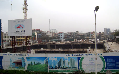 Link Trang Chủ PG88.Com Mới #2026 Hòa Bình Green City đang trong quá trình triển khai phần tầng hầm - Ảnh: Từ Nguyên.<br>