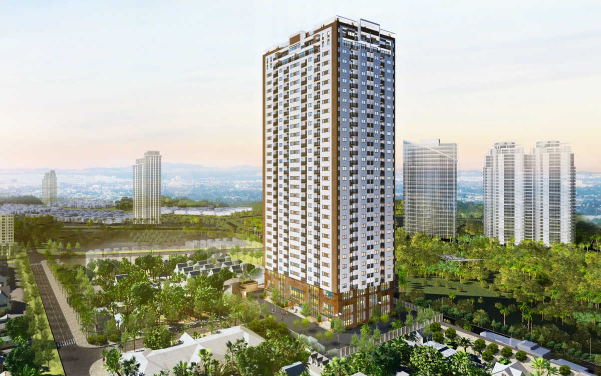 Phối cảnh Link Trang Chủ PG88.Com Mới #2026 chung cư Starup Tower.<br>