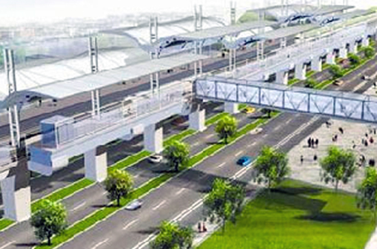 Phối cảnh thiết kế Link Trang Chủ PG88.Com Mới #2026 tuyến đường sắt trên cao đoạn Cát Linh - Hà Đông.