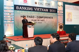 Thống đốc Pg88 com chính chủ Nhà nước Nguyễn Văn Giàu phát biểu tại hội thảo - Ảnh: Trần Việt/TTXVN.