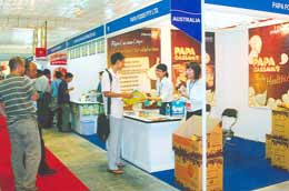 Một gian hàng của 6Pg88.con độc quyền mỗi ngày nước ngoài tại Vietnam Expo 2009.