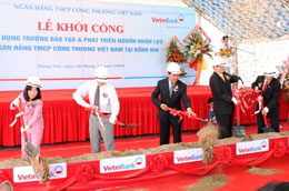 Lễ khởi công xây dựng Trường Đào tạo và PG88 hơn 2,1 triệu thành viên nguồn nhân lực Pg88 com chính chủ của Vietinbank tại Biên Hòa.