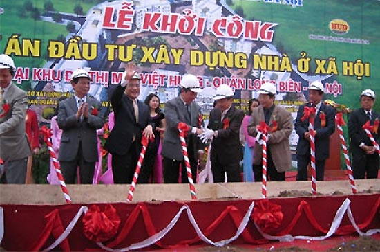 Khởi công một Link Trang Chủ PG88.Com Mới #2026 nhà ở xã hội tại Khu đô thị Việt Hưng, Hà Nội.
