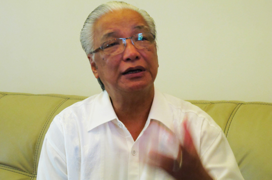 Ông Cao Sỹ Kiêm - Ảnh: Anh Quân.