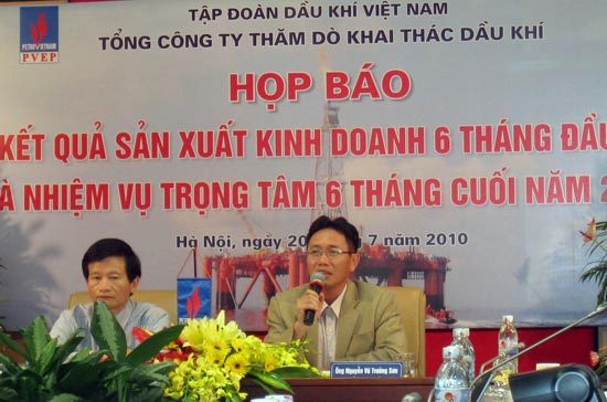 PVEP tổ chức họp báo công bố kết quả sản xuất, PG88 Uy Tín Số 1 Việt Nam 6 tháng đầu năm, chiều 20/7.